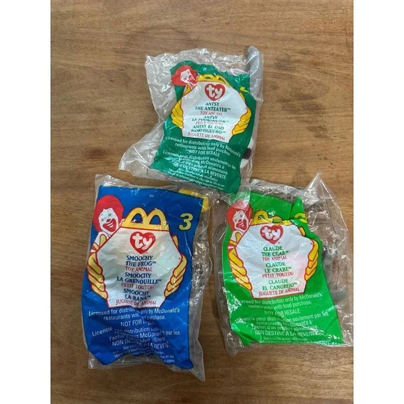 Ronald McDonald TY Beanie Baby Bags - Picture 1 of 8